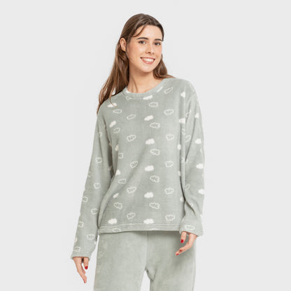 Pijama Coral Nube New Verde Tiffany