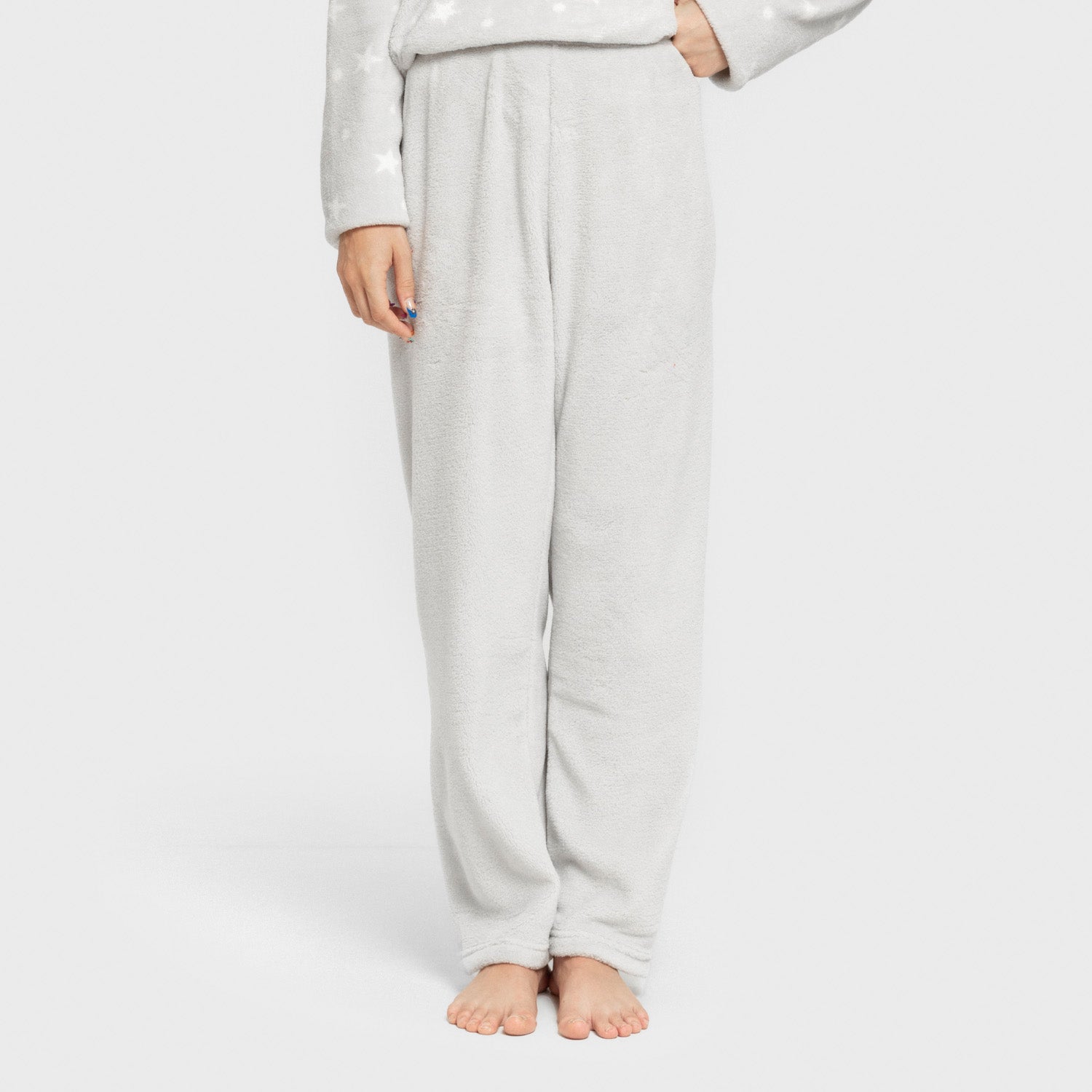 Pijama coral Cosmo gris perla