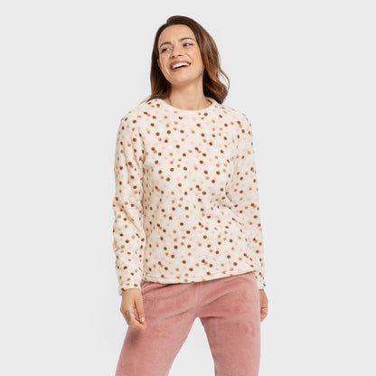 Pijama coral Janice malva