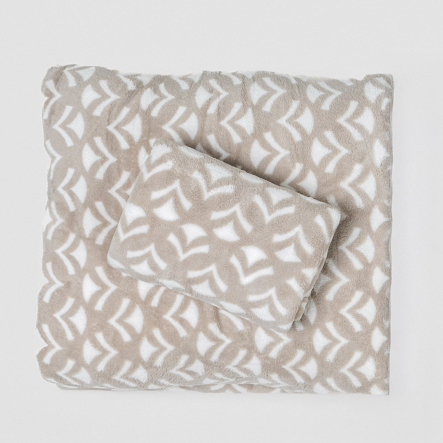 Juego de sábanas coralina Etea gris claro - PR