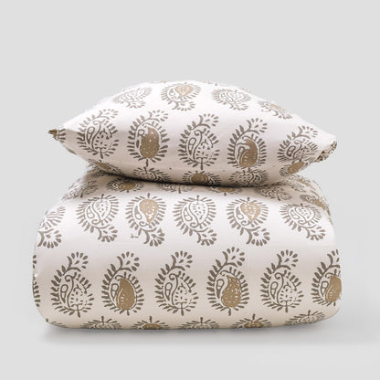 Capa de edredão de algodão Indonesia verde - PR