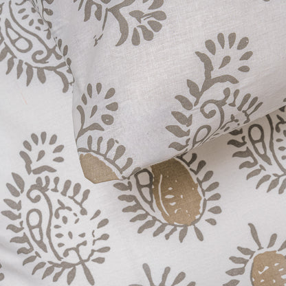 Capa de edredão de algodão Indonesia verde - PR