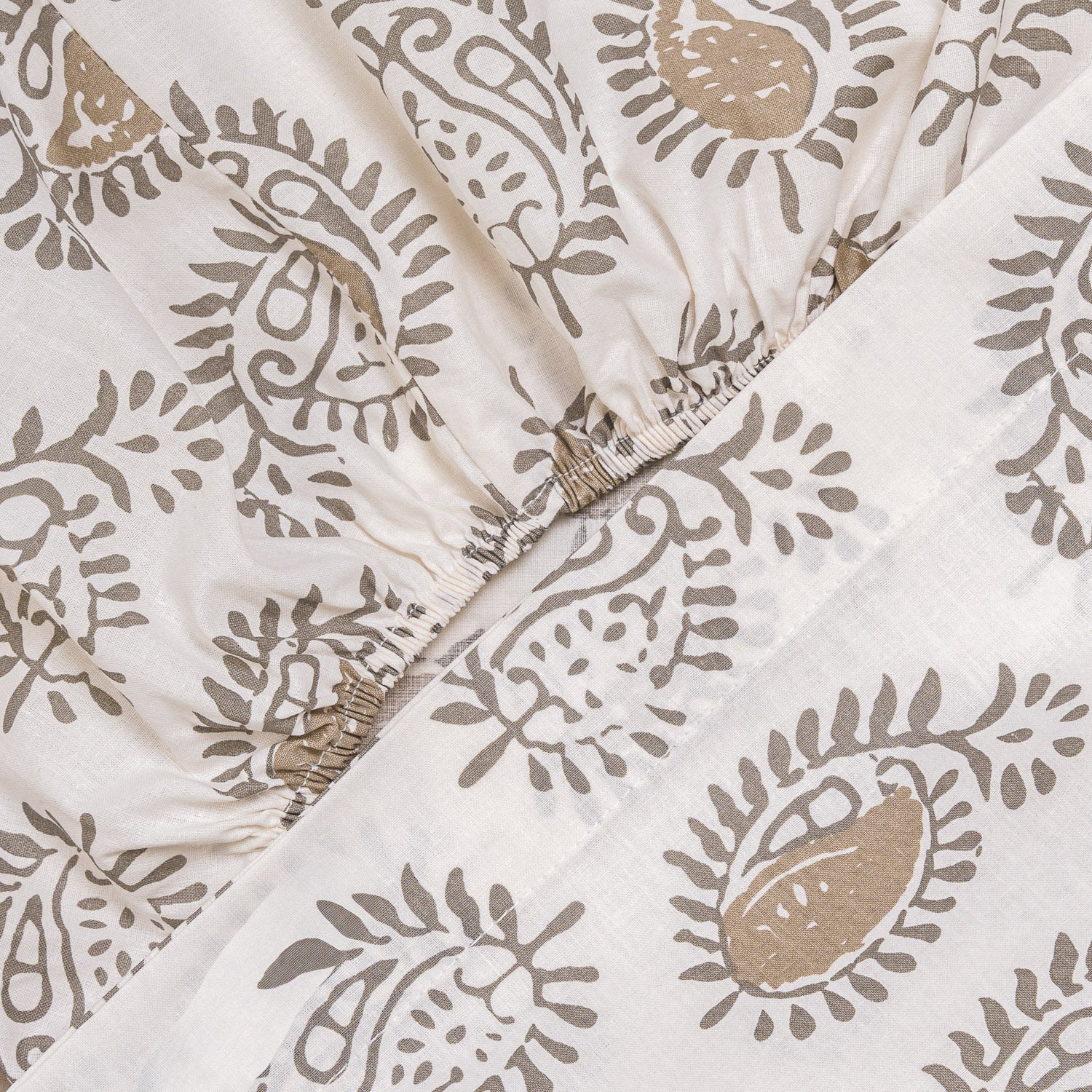 Jogo de lençóis de algodão Indonesia verde