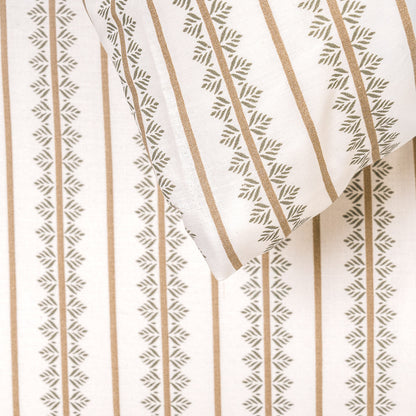 Capa de edredão de algodão Alrubia verde-seco – PR