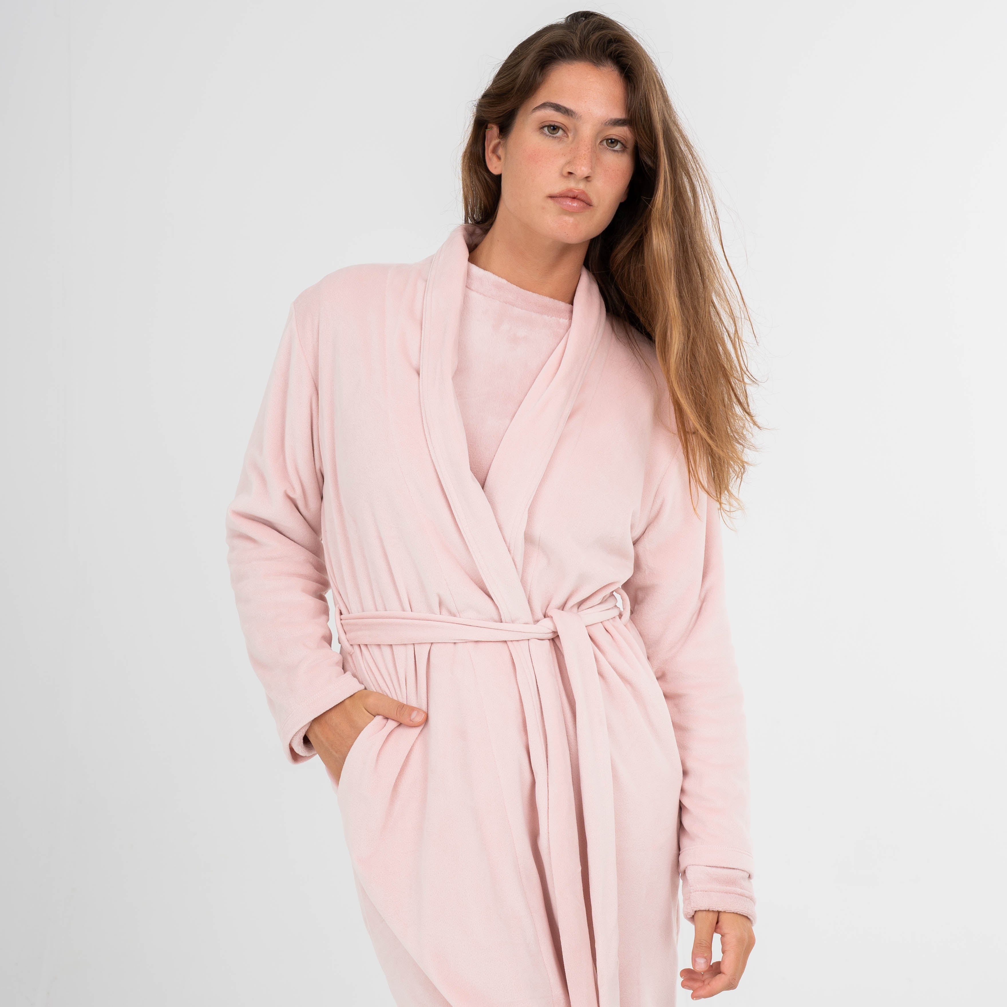 Bata Terciopelo Super Soft Rosa Palo