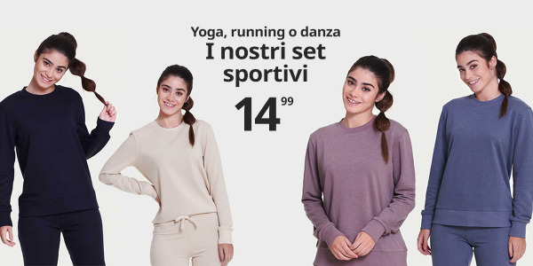 Set sportivo per yoga, running, danza... a soli 14.99€!